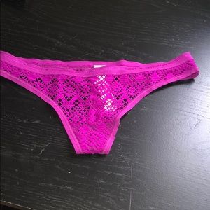 Dark purple VS thong